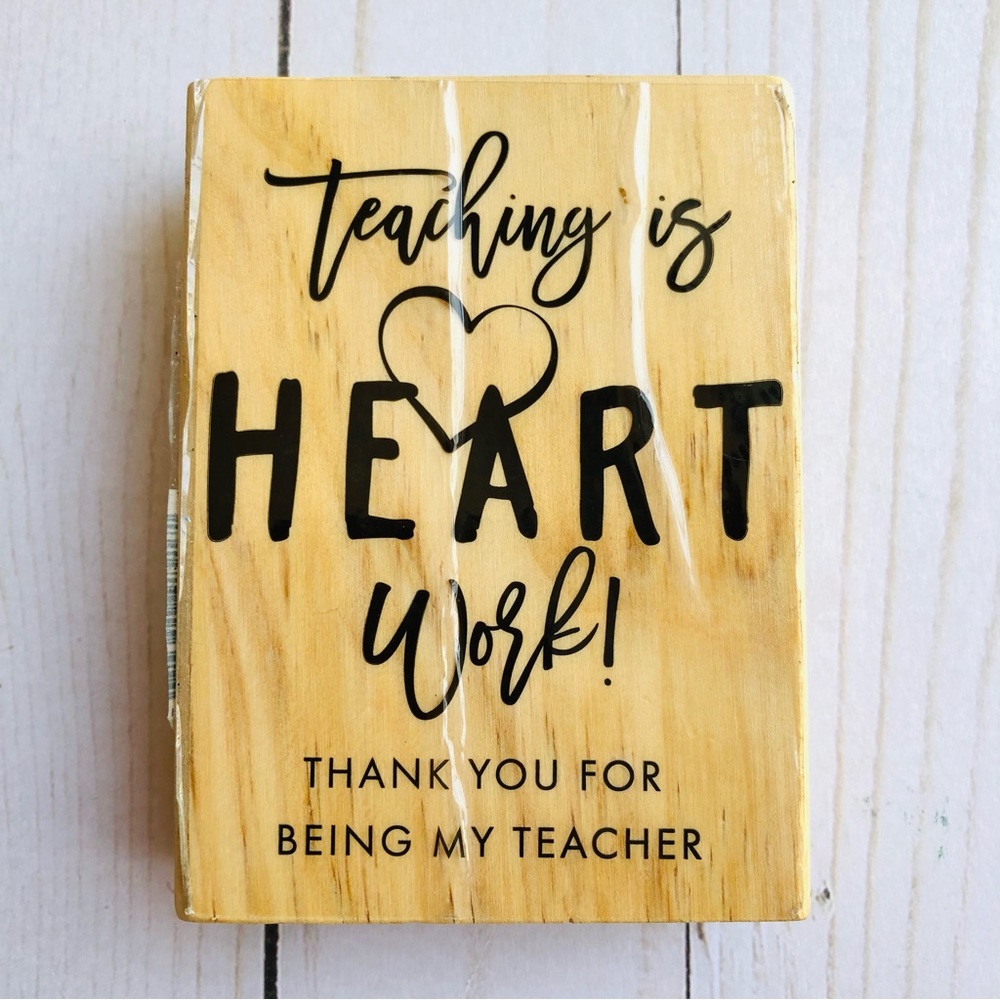 Teaching Is Heart Work Stamp - Picture 3 of 7